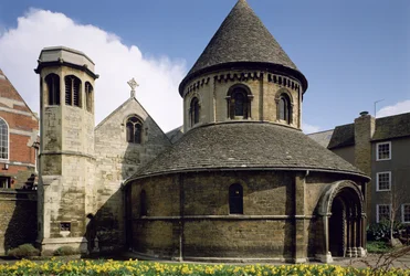 聖墳墓教会、英語学校（12世紀）、ケンブリッジ、イギリス