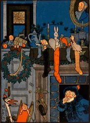 デンロー作「クリスマスの前の夜」、1903