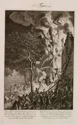 1669年12月29日、オランダ・アムステルダムの製糖所で発生した火災