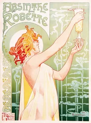 Absinthe Robetteの広告ポスター
