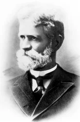 アルモン・ブラウン・ストローガー、アメリカの電気通信発明家、1885年頃
