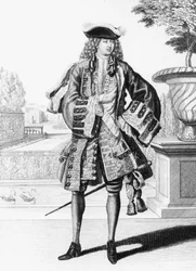 アンヌ・フランソワ・ダルクール ブブロン公爵（1727-1797） フランス王室陸軍中尉 彫刻