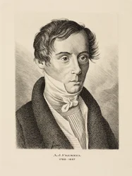 オーギュスタン・ジャン・フレネル、フランスの物理学者、1825年頃