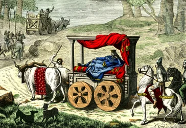 ガリア王の戦車 1850-86年頃（イラスト）