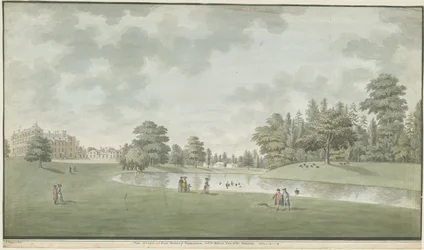 フィッシャーウィックホール：水彩画、1786