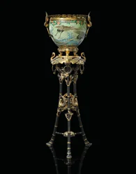 フランスの「ジャポニスム」ジャルディニエールオンスタンド、1874