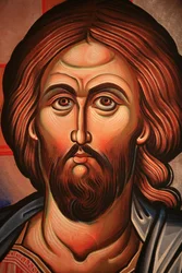 キリストを描いたギリシャ正教のイコン テッサロニケ・グレイス