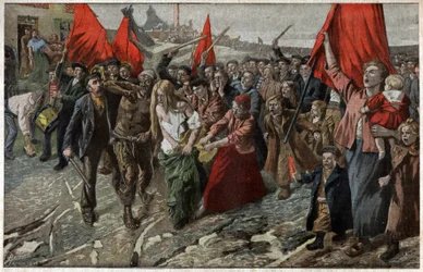 Greve dans le Nord de la France.フランス北部でのストライキ