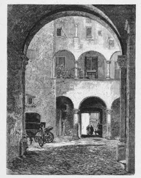 古代ローマの歴史。1872年のローマのエングレービング