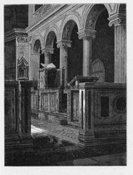 古代ローマの歴史。1872年のローマのエングレービング