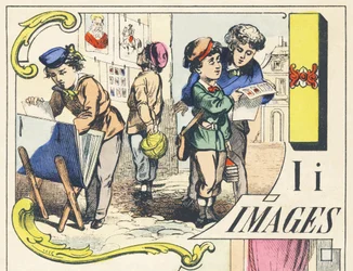 I : images - ゲーム・アルファベット, c.1890 (illustration)