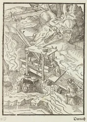 金鉱石の洗浄 - Lazarus Eckerの「Description des minerais et des principales methodes d