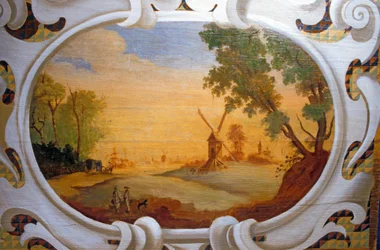 Loire Atlantique N* 041 - Chateau de Haute Goulaine - Painted wood