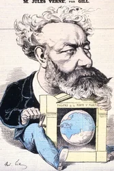 Loire Atlantique N* 183 - Nantes - Musee Jules Verne - Cartoon by Gill