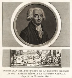 ルイ・ピエール・マニュエル（作家、パリ・コミューンの監査役、1793年にギロチンにかけられる