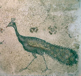 食糧と魚の増産の教会のモザイク（mosaic