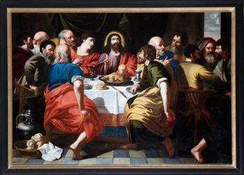 教区教会（聖ペテロ教区教会）。 ペインティング。 最後の晩餐。