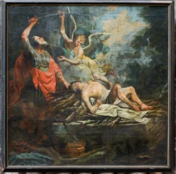 教区教会 (聖ヴァルブルガ教区教会)。 ペインティング。