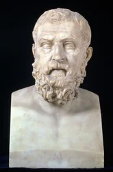 ソロンの肖像胸像（紀元前640～559年頃）、紀元前4世紀のギリシャの原型のコピー（大理石製