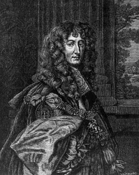 ラインのルパート・ヴィッテルスバッハ王子（1619-1682）の肖像（バイエルン公、カンバーランド公、ホールダーネス伯爵、ドイツの将軍・提督）、エングレーヴィング