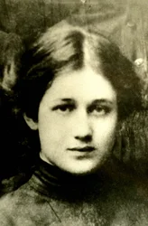 ロシアの詩人、アンナ・アフマートヴァ（アフマートヴァ）（1889-1966）の肖像。
