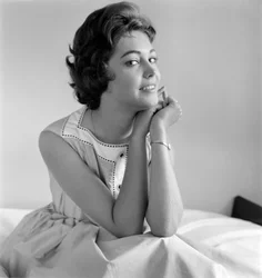 女優インゲ・ショナー、ヴェネツィアにて - 1958年