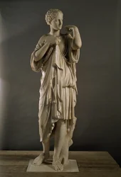 ガビイのディアナ」、ローマ時代（大理石）（157901も参照
