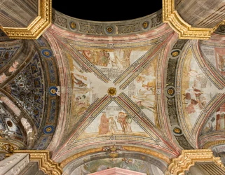 トランセプト南第3東スパン, ヨセフの物語, ヨセフはエジプト総督に任命された, ヨセフは小麦を分配する, 兄弟はヨセフを認めずに出会う, 兄弟はヨセフを認める