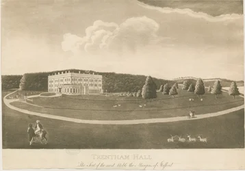 トレンタムホール：アクアチントの彫刻
