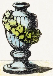 U-Urne-チャイルドエンターテインメントアルファベットc.1890（リトグラフ）