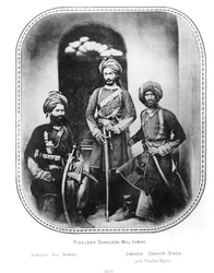 総督のインド人徴兵制騎兵将校