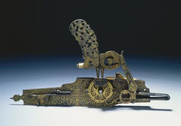 狩猟用ライフルのホイールロック、1660〜1720年頃