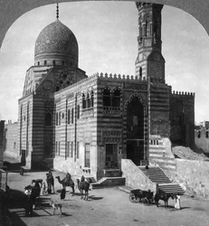 スルタンカイトベイの墓モスク、カイロ、エジプト、1905年。