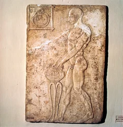 ローマ体育人奉納浮彫り 紀元前2世紀頃のローマ、共和国時代のもの
