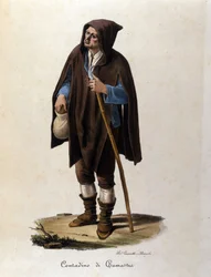 シチリア島のカマストラ地方の農民。