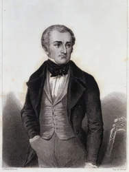 アドルフ・ティエール (1797-1877) - 『ルイ・フィリップの政治的・私的生活の歴史』に掲載された版画