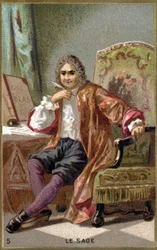 アラン・ルネ・レサージュ（Alain-Rene Le Sage）（1668-1747）。19世紀のクロモリトグラフ。