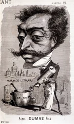 Alexandre Dumas Filsと彼の "文学的薬局"-1868年08月02日の "Le Géant "にて