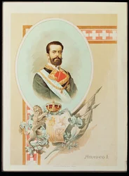 サヴォイア家のアマデウス1世 スペイン王 1870-1873 （キャンバスに描かれた絵画）