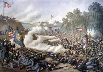 アメリカ南北戦争（1861年～1865年）。第一次コリンスの戦い（ミシシッピ州）4月29日～6月10日