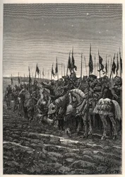 アジンクールの戦いの前に - 100年に一度の戦争。アジンクールの戦い（Pas-de-Calais） 10月25日