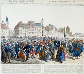 ストラスブールの陥落とフランス軍駐屯地の撤退（1870年9月28日