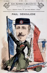 フランスの作家・政治家であるポール・デレイド（1846-1914）の漫画。現代の男たち」にて。