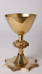 聖杯です。金細工。1490