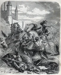 ドゥラス（ドゥラッゾ）のシャルルとして知られるナポリ王シャルル3世は、7月16日に民衆の助けを借りてナポリに入り