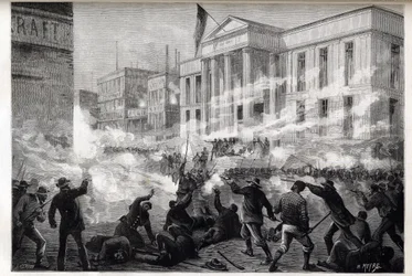 1884年のシンシナティ裁判所暴動 - 悪名高い殺人裁判の後、陪審が過失致死の評決を下したことから始まった暴動、1884年3月28日