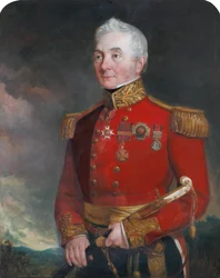 大佐（後の将軍）サー・ジェームズ・アーチボルド・ホープ（1785-1871）、一般将校用のドレスを着用