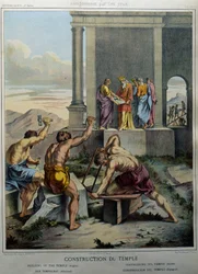ソロモン神殿の建設-アシェット編「聖なる歴史」にて