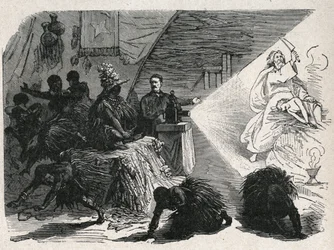 デビッド・リヴィングストン（1813-1873） スコットランドの宣教師であり、バロンダの魔法のランタンを持った探検家。
