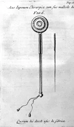 De Acupunctura by W.Ten Rhijne.ロンドン1683年。鍼灸を扱った最初の西洋文献。